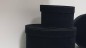 Set scatole in cartone rivestito in velluto colore Nero